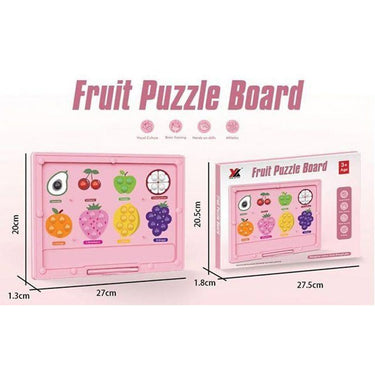 Premium Magnetic Beads Fruit Puzzle Board